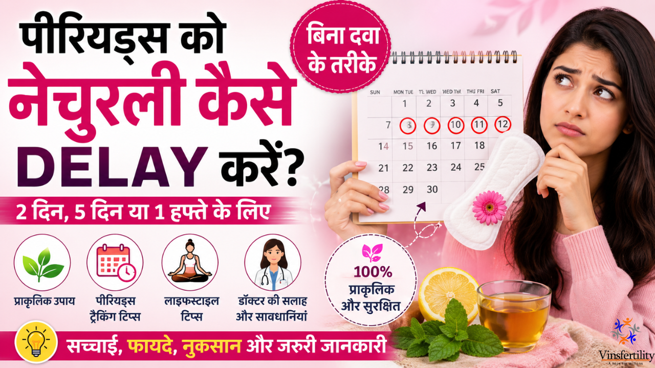 पीरियड्स को नेचुरली कैसे देर करें? | बिना दवा पीरियड्स रोकने के घरेलू उपाय (2026 Guide)